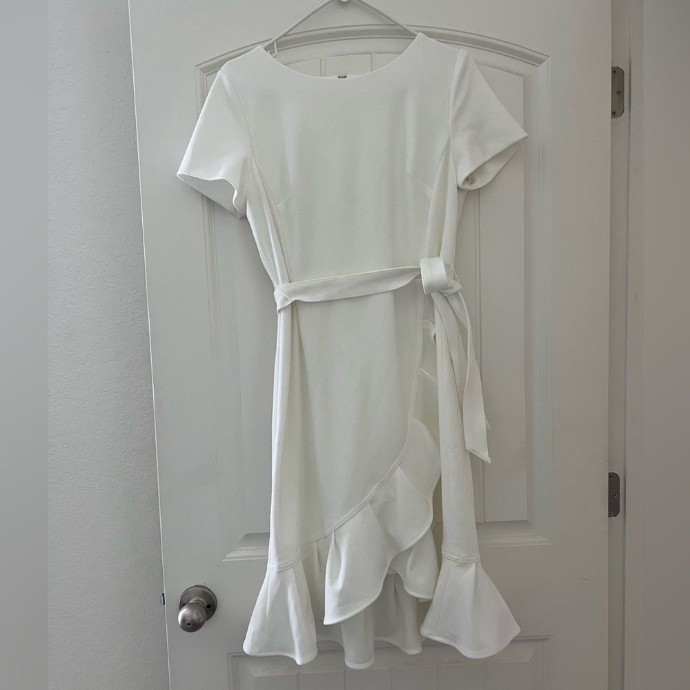 Calvin klein white dress